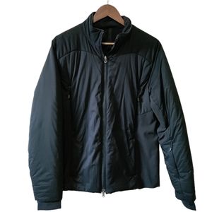 Lululemon Black Insulated Jacket Men's Medium Zip Up Front Fall Winter Jacket